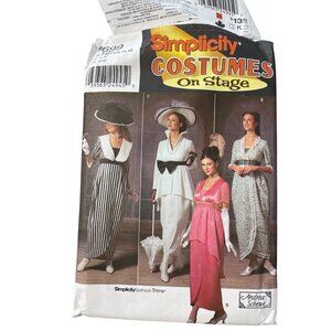 Simplicity 9699 On Stage Costumes Titanic 1910 On Stage Pattern Size 6-12 UNCUT